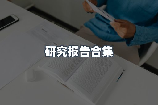 研究报告合集